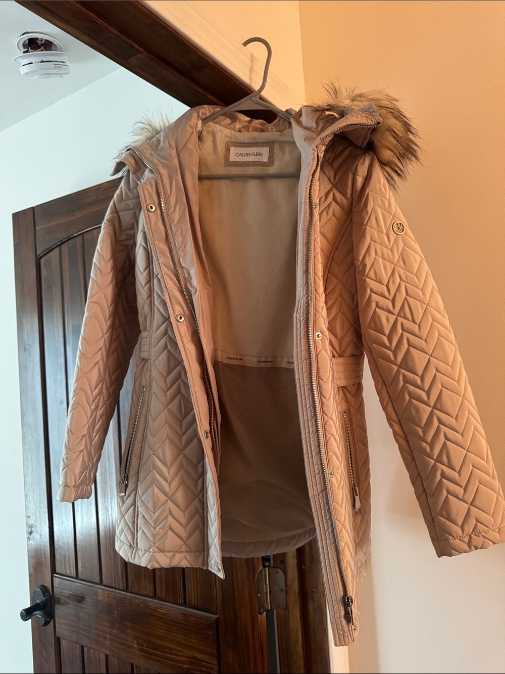 Calvin Klein Quilted Hooded Puffer Jacket